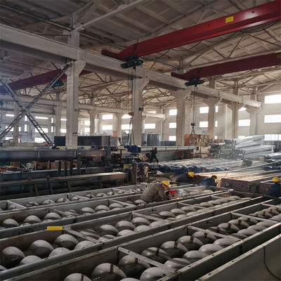 โรงงานบำบัดน้ำเสีย Shaftless Spiral Conveyor Grid อุปกรณ์ลำเลียงสารตกค้าง