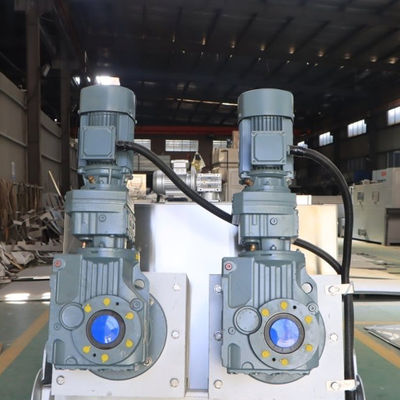 กากตะกอนอุตสาหกรรมแบบก้นหอย Dewatering Machine โรงบำบัดน้ำเสียฟาร์มอุจจาระ