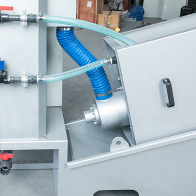 เกลียวชนิดสกรูกดตะกอน Dewatering Machine SS 304 วัสดุ