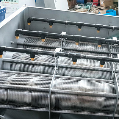 เกลียวชนิดสกรูกดตะกอน Dewatering Machine SS 304 วัสดุ