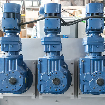 เกลียวชนิดสกรูกดตะกอน Dewatering Machine SS 304 วัสดุ