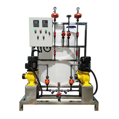 ระบบการจ่ายสารเคมีอัตโนมัติ PE แบบบูรณาการในแนวตั้ง 500L/H