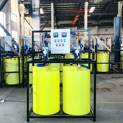 ระบบการจ่ายสารเคมีอัตโนมัติ PE แบบบูรณาการในแนวตั้ง 500L/H