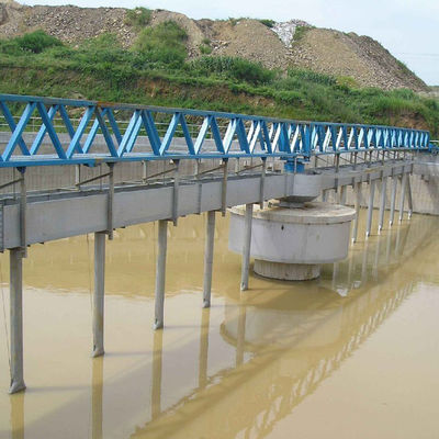 304 เครื่องขูดตะกอนแบบสะพานเหล็กสแตนเลส Air Flotation Tank Mud Scraper