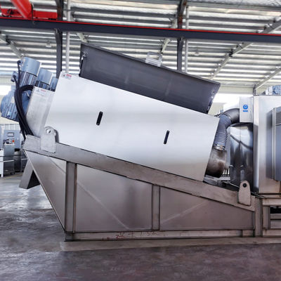 Screw Press Sludge Dewatering Equipment Automatic Volute Dewatering Machine
