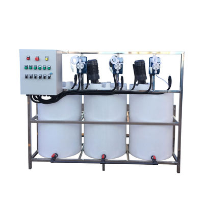 เครื่องจ่ายยาอัตโนมัติแบบบูรณาการ ISO9001 4000L การทำให้เป็นกลางของกรดด่าง