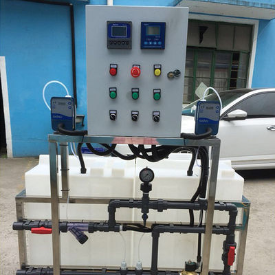 เครื่องจ่ายยาอัตโนมัติแบบบูรณาการ ISO9001 4000L การทำให้เป็นกลางของกรดด่าง