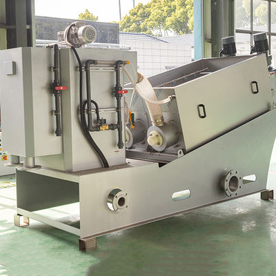 100m3/H Spiral Sludge Dewatering Machine อุปกรณ์บำบัดกากตะกอน SUS316L