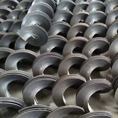 304 สเตนเลสสตีล U Shaped Shaftless Screw Conveyor Machine ความยาว 1~20m