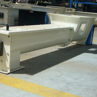 1-40m Shaftless Screw Conveyor Auger Screw Conveyor สำหรับการลำเลียงกากตะกอนน้ำมัน