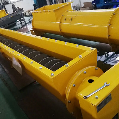 1-40m Shaftless Screw Conveyor Auger Screw Conveyor สำหรับการลำเลียงกากตะกอนน้ำมัน