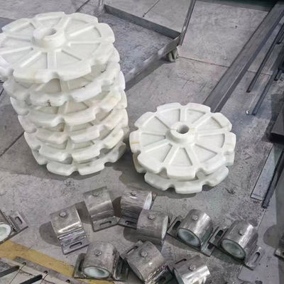PLC Control เครื่องขูดตะกรันที่ไม่ใช่โลหะ ระบบ Chain Plate Slag Scraper 1-18m