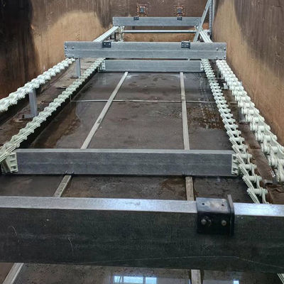 PLC Control เครื่องขูดตะกรันที่ไม่ใช่โลหะ ระบบ Chain Plate Slag Scraper 1-18m
