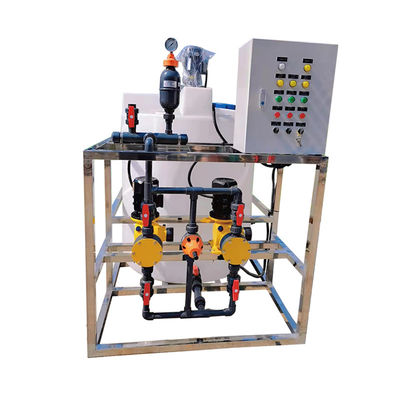 CE ISO 250L~10000L เครื่องจ่ายยาอัตโนมัติ PAC/PAM Flocculant Dosing System