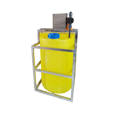 CE ISO 250L~10000L เครื่องจ่ายยาอัตโนมัติ PAC/PAM Flocculant Dosing System