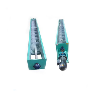 5t / H SS316 สายพานลำเลียงแบบสกรูไร้เพลาสำหรับโคลนสำหรับการบำบัดน้ำเสีย