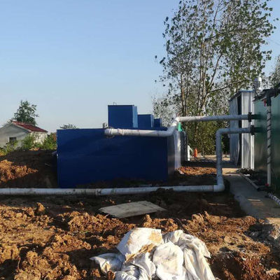 SS304 MBR MBBR เครื่องจักรโรงงานบำบัดน้ำเสียอุตสาหกรรม 100m3 / D เป็นมิตรกับสิ่งแวดล้อม