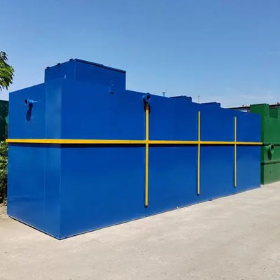 SS304 MBR MBBR เครื่องจักรโรงงานบำบัดน้ำเสียอุตสาหกรรม 100m3 / D เป็นมิตรกับสิ่งแวดล้อม