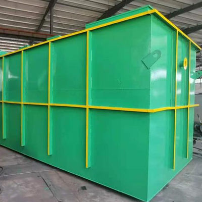 SS304 MBR MBBR เครื่องจักรโรงงานบำบัดน้ำเสียอุตสาหกรรม 100m3 / D เป็นมิตรกับสิ่งแวดล้อม