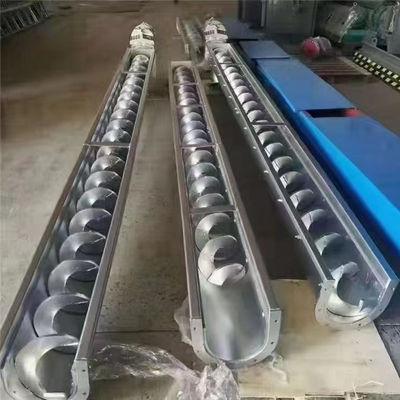 การปรับแต่ง 304SS Shaftless Screw Conveyor Shaftless Spiral Conveyor