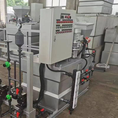ระบบบำบัดน้ำอัตโนมัติ กรด เบส เกลือ Dosing System 500L-500000L