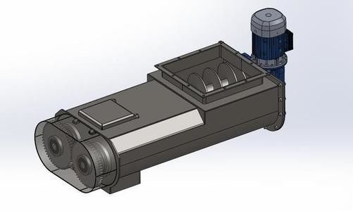 สกรูลำเลียงน้ำเสียเทศบาล, 400mm Dewatering Screw Conveyor