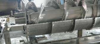 1.2m3 / h ตัวกรองสกรูกด, 200mm Sludge Screw Press