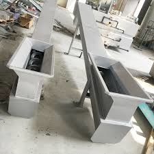 เครื่องกดกากตะกอน 250 มม. ระบบบำบัดน้ำเสียแบบเกลียว 1.5Kw