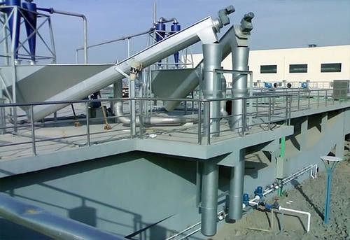 สกรูไร้เพลา Desanding Equipment Grit Water Separator