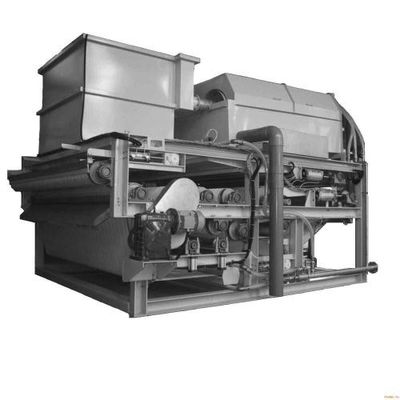 เทศบาลกดสกรูตะกอน Dewatering Machine Automatic Correction