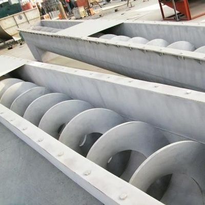 สายพานลำเลียงสกรูเพลาเดี่ยวสำหรับโรงงานน้ำในเมือง