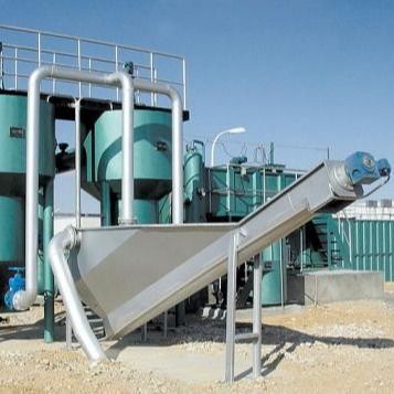 สกรูไร้เพลา Desanding Equipment Grit Water Separator