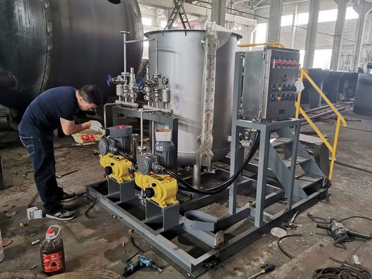 เทศบาล 4000L/h อัตโนมัติ Dosing Machine Carbon Steel