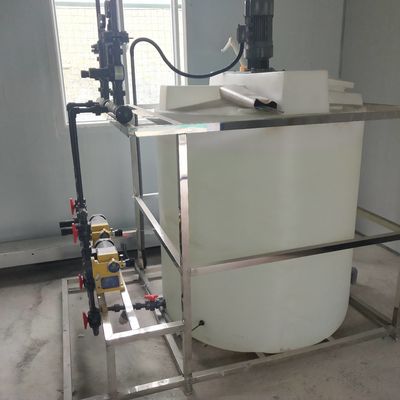 หน่วยจ่ายโพลีเมอร์ 2000L / h, เครื่องผสมผงแห้ง 0.18Kw
