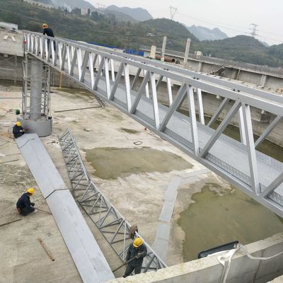 ระบบขูดตะกอนครึ่งสะพานพร้อมถังตกตะกอนรอง
