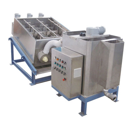สามมอเตอร์ 300 เครื่องอัดตะกอนแบบเกลียวซ้อน Dewatering เกรดอุตสาหกรรม