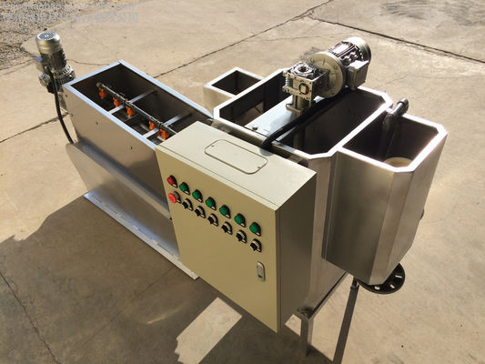 โลหะผสมเหล็กตะกอน Dewatering หน่วยกดสกรู